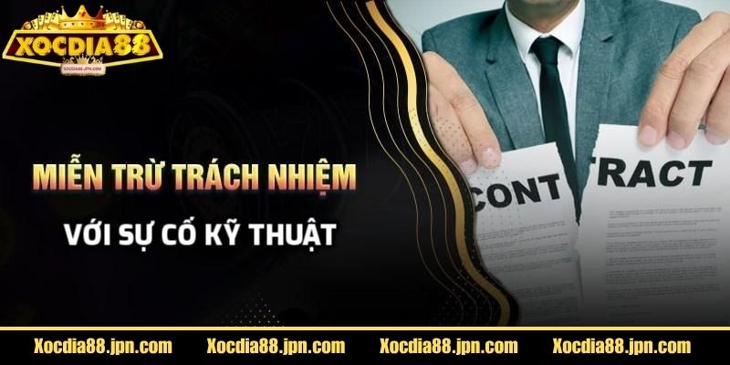 Miễn Trừ Trách Nhiệm 2 Trường hợp lỗi kỹ thuật từ máy chủ